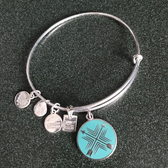 Alex And Ani Expandable Wire Bangle Bracelet - Picture 2 of 16
